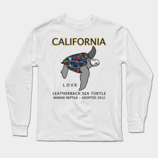 California - Leatherback Sea Turtle - Love Long Sleeve T-Shirt